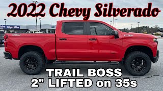 2022 Chevy Silverado TRAIL BOSS 2quot LIFTED on 35s [upl. by Mcclenon734]