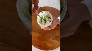 viralcucumbersalad food foodie salad recipe viral trending [upl. by Nossyla238]