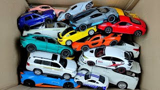 Box Full of Model Cars Mazda Mx5 Koenigesgg Jesko Lamborghini Scv12 Byd Yang Wang U8 Toyota Car [upl. by Llerryt]