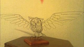 Birds hand made wire sculptures [upl. by Anivid]