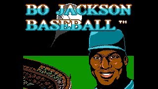 Bo Jackson Baseball  NES Gameplay [upl. by Leiba]