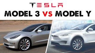 Tesla Model Y VS Model 3 Обзор Сравнение Отличия [upl. by Ready]