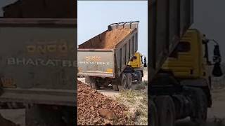 BharatBenz 10 Whill Dampar bharatbenz construction [upl. by Atteuqnas695]