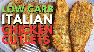 Low Carb Italian Chicken Cutlets  Low Carb Dinner Recipes  Dinner Recipes for Diabetics [upl. by Sardella]