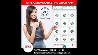 Introduction Application marketing WhatsApp WhatsPromo [upl. by Notsahc]