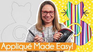 Super Easy Raw Edge Appliqué Tutorial [upl. by Dnamra635]