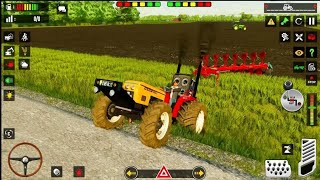 Indian Tractor Driving Simulator  Farming Tractor Offline  Android GamePlay [upl. by Lebasy]