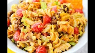 Insalata di taco Doritos  Doritos taco pasta salad [upl. by Nawek]