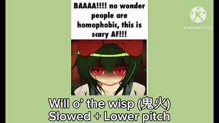 Will o’ the wisp 鬼火Onibi  Slowed  lower pitch [upl. by Ligriv895]