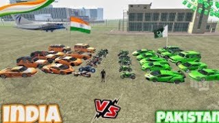 INDIA🇮🇳 VS PAKISTAN🇵🇰 CARS  INDIAN BIKE DRIVING 3D GAME  NASIR KHAN [upl. by Aronek]