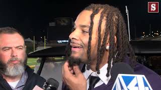 MISSOURI POSTGAME PRESS CONFERENCE WR Jalil Farooq [upl. by Rimisac643]