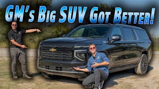 2025 Chevrolet Tahoe amp Suburban Quick Review  Chevys Biggest Got Better [upl. by Aluino]