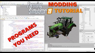 FS19  FS22 MODDING Tutorial 1  Programs you need for modding [upl. by Fermin]