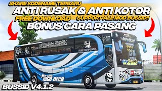 SUPPORT ALL MOD BUSSID KODENAME ANTI RUSAK amp ANTI KOTOR FREE DOWNLOAD  BUSSID V412 [upl. by Clayborn]