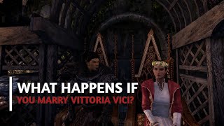 Skyrim  What happens if you marry Vittoria Vici [upl. by Hoon]