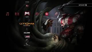 God of War Collection PS3  XMB Menu Theme Music  High Quality [upl. by Zenia]