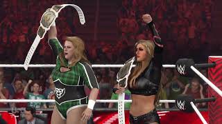 WWE 2K23 Wwe Monday Night Raw Natalya ampTegan Vs Chelsea amp Piper Wwe Womens Tag Team Titles Match [upl. by Adlemy]