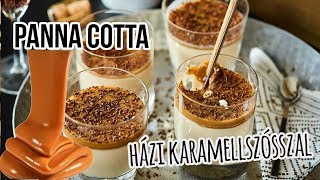 Panna Cotta házi karamellöntettel [upl. by Atilahs]