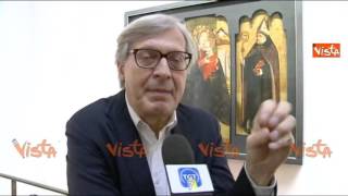 UFFIZI SGARBI TRITTICO ANTONELLO DA MESSINA PER ME INDISSOLUBILE [upl. by Eusebio]