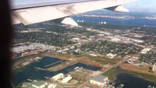 British Airways flight Boeing 777 into Tampa Florida [upl. by Llenna]