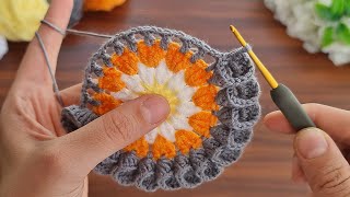 So Beautiful And So Easy 🥰 How To Crochet a Coaster Supla ✔ Çok Kolay Tığ İşi Supla Bardak Altlığı [upl. by Demaria]