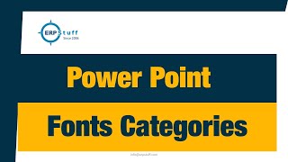 Fonts Selection  Fonts Categories  Fonts Choices  Fonts for Presentations [upl. by Malynda]