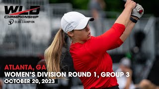 2023 WLD World Championships Atlanta GA  Womens Division Round 1 Group 3 [upl. by Wrench606]