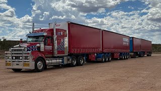 Road Trains 4K  Australia  February 2024 [upl. by Annaillil317]