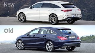 2020 Mercedes CLA Shooting Brake vs Old Mercedes CLA Shooting Brake [upl. by Coussoule]