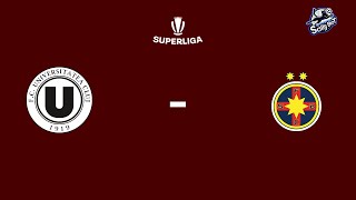 quotUquot Cluj Vs FCSB Etapa 16 SuperLiga 20242025 Live [upl. by Sholes]