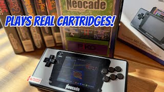 NEOCADE MD200 Play REAL Sega GenesisMD Games On This Tiny Handheld [upl. by Proffitt31]