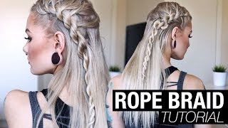 Rope Braid Tutorial ♥  Katrin Berndt [upl. by Helena]