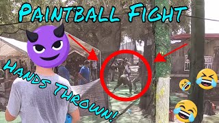 Paintball Fight Hands Thrown  First Time Playing Speedball  Episode 4 [upl. by Eiramlirpa]