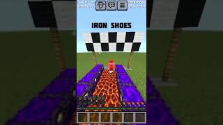 minecraft all boots tast ⬆️⬆️⬆️viralshorts subscribe [upl. by Cynar]