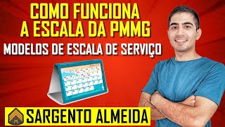 Como Funciona a Escala da Polícia Militar PMMG [upl. by Yenettirb]