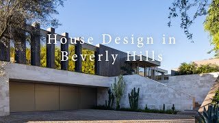 Elegant Living Contemporary Chic House Design in Beverly Hills housedesign [upl. by Yeldud]