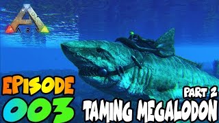 MEGALODON SI HIU GOKIL  ARK Survival Evolved Indonesa 3 Part 2 [upl. by Munafo589]