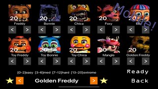 FNaF 2 Mobile 1020 Mode Complete [upl. by Deehan]