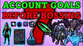 7 Account Goals to Complete Before Bossing in RuneScape 3 [upl. by Ativad]