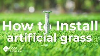 Artificial Grass Installation Process  Top Turf Artificial Grass Pinecrest FL [upl. by Ailemac228]