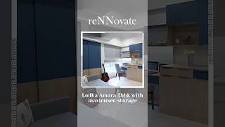 Lodha Amara 2bhk with maximised storage [upl. by Debby146]