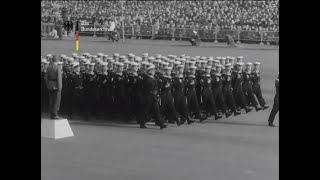 Abschiedsparade der Bundeswehr für Konrad Adenauer III 1963 [upl. by Wiseman]