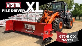 Check out the New PILE DRIVER XL by WESTERN Featuring Trace Edge Technology and Hydraulic Wings [upl. by Koffler]