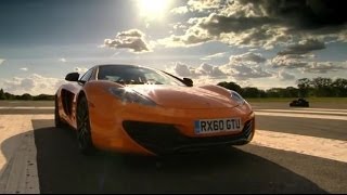 McLaren MP412C vs Ferrari 458  Top Gear [upl. by Gabbert429]