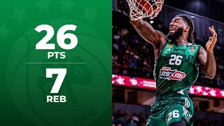 Mathias Lessort careerhigh 26 points w dunkfest ☘️ Real MadridPanathinaikos 8697 [upl. by Ardnohsal]