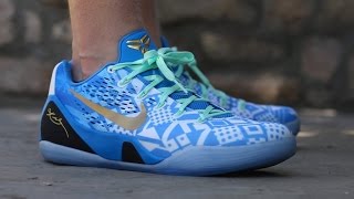 Nike Kobe IX 9 EM quotHyper Cobaltquot [upl. by Sedgewick826]