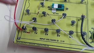 Op amp adder and subtractor using IC 741 [upl. by Paulsen]