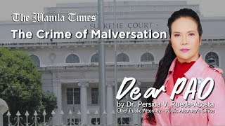 Dear PAO The Crime of Malversation [upl. by Amer]