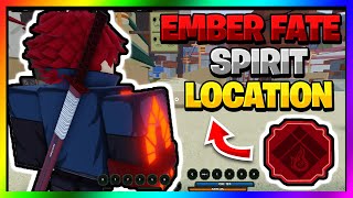 Shindo Life Ember Fate Spirit Spawn Location And Showcase [upl. by Ecadnak]