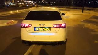 Audi A3 8v 18T with custom exhaust [upl. by Kcoj]